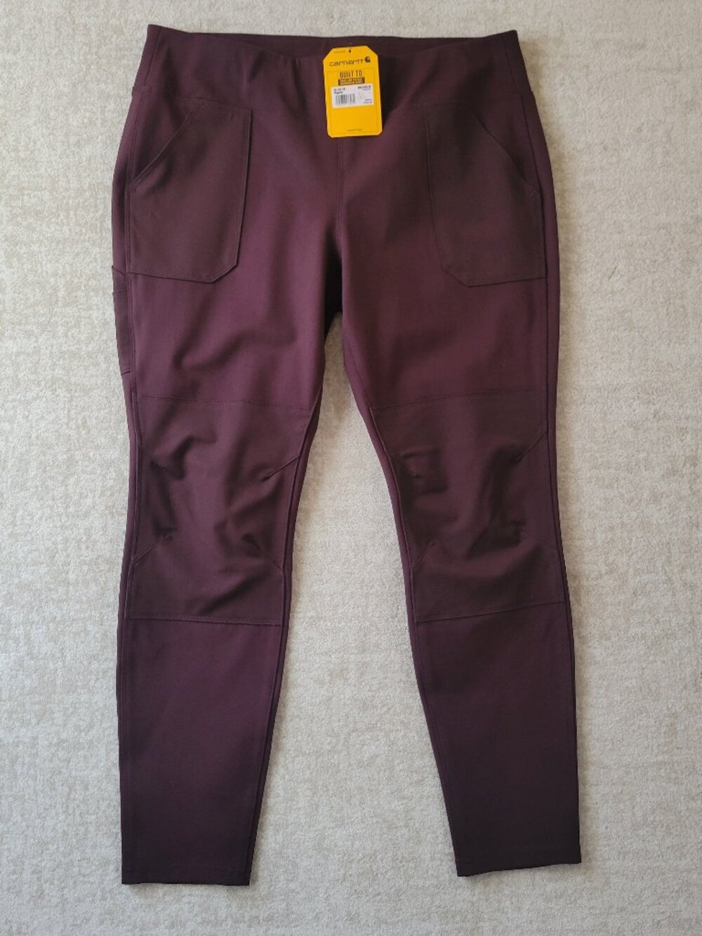 Carhartt Force Fitted Midweight Utility Legging XL 16-18 Women Maroon Utility